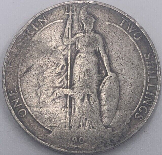 Edward VII Florin | British Silver Coin | Collectable Grade | a021