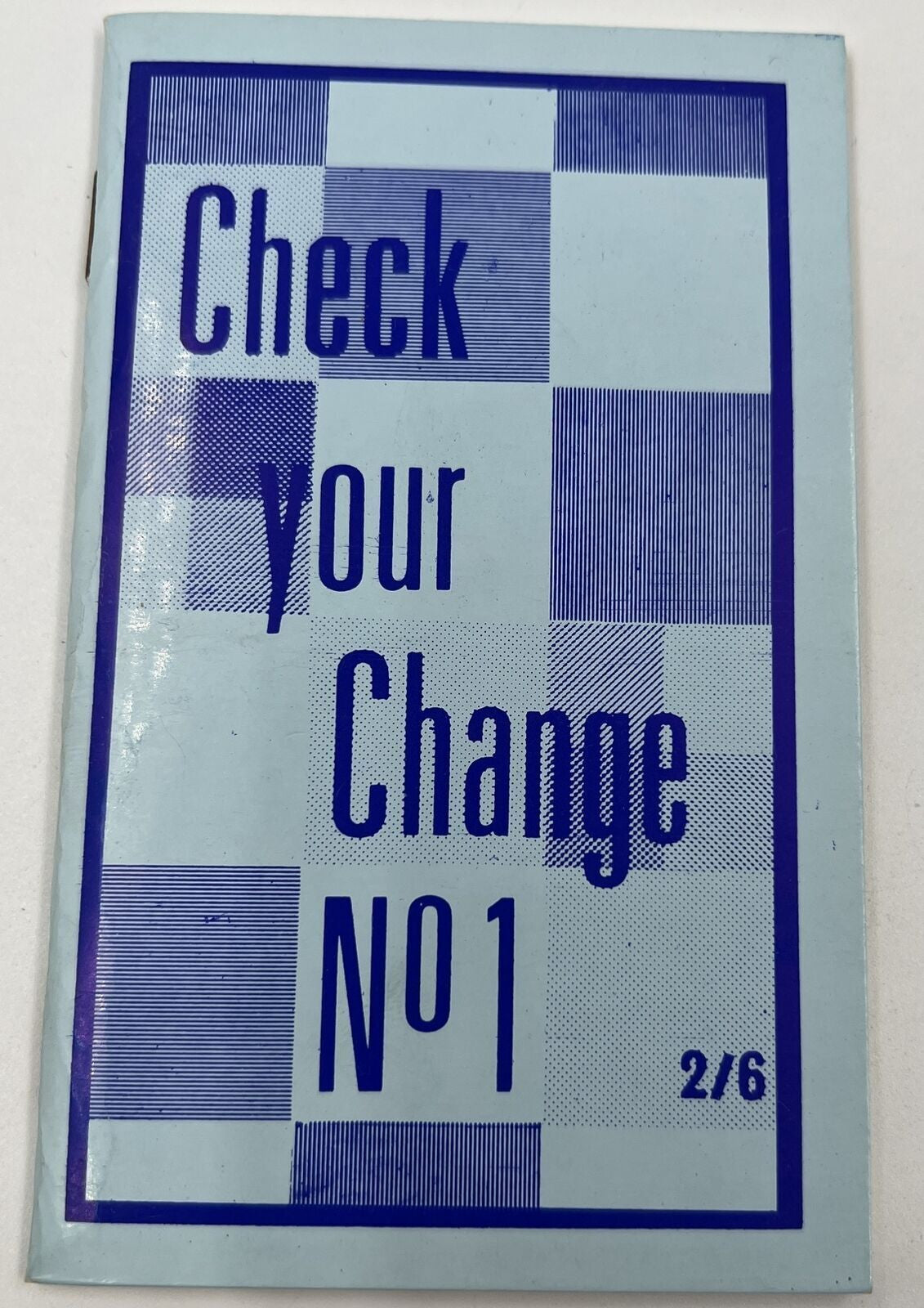 Check Your Change No 1 Vintage Book | a90350