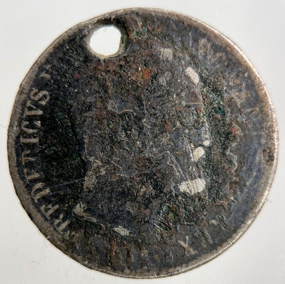 Denmark 16 Skilling Silver Coin | Collectable Grade