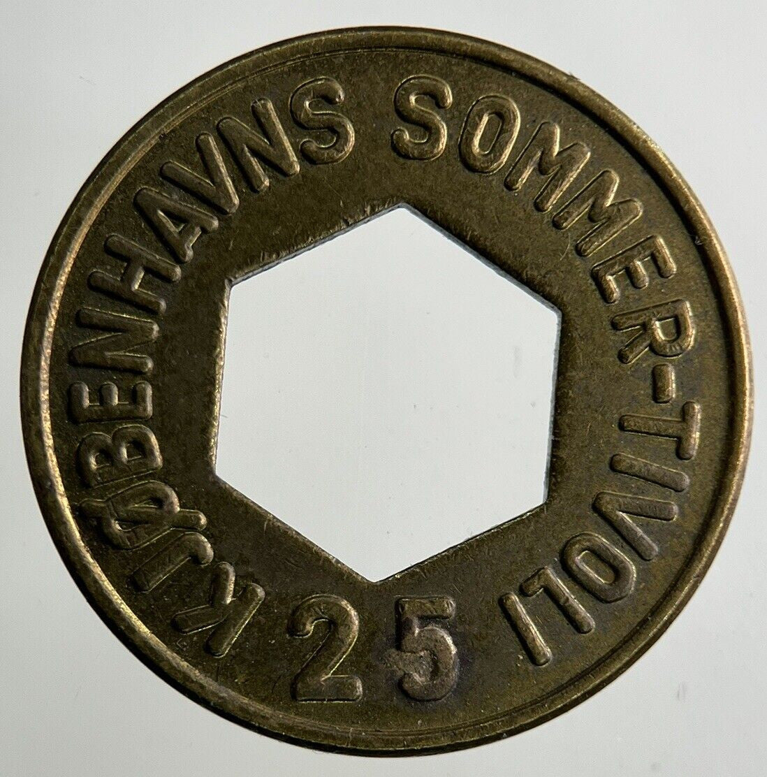 Denmark Sommer-Tivoli 25 Ore Token Coin | Collectable Grade