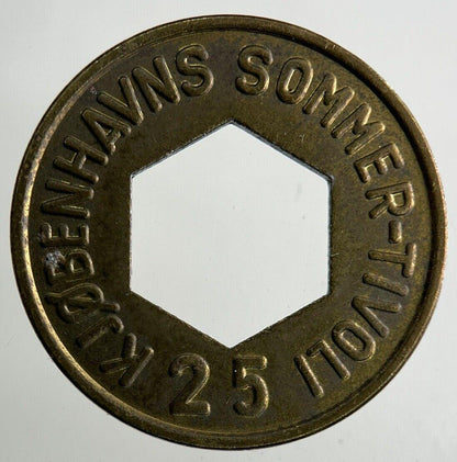 Denmark Sommer-Tivoli 25 Ore Token Coin | Collectable Grade