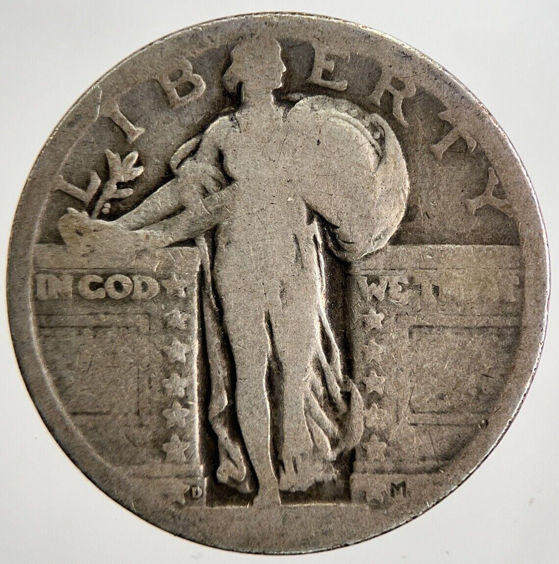 Denver D US USA Standing Liberty Quarter Silver Coin | Collectable Grade | a5533