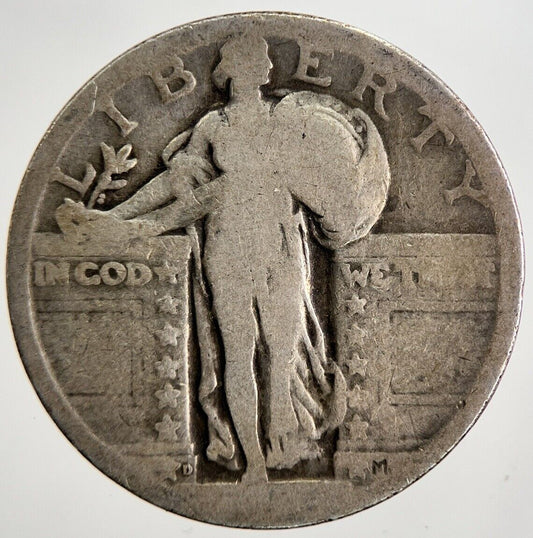 Denver D US USA Standing Liberty Quarter Silver Coin | Collectable Grade | a5533