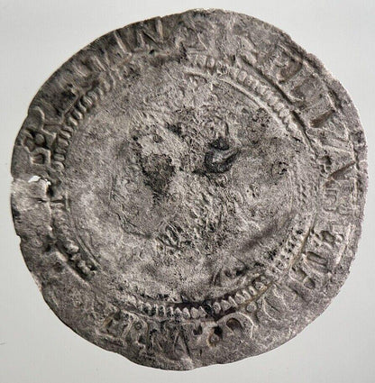 Elizabeth I 1st Groat Silver Hammered Coin | Collectable Grade | a1445