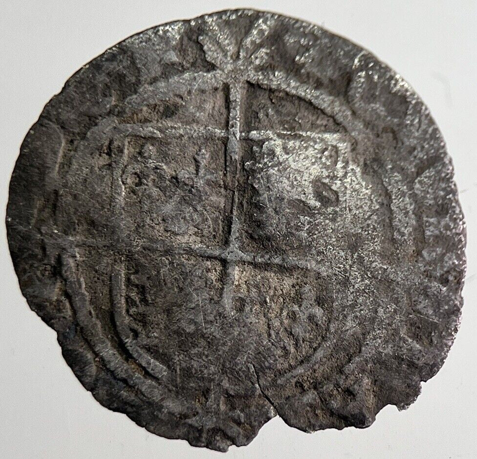 Elizabeth I 1st Half-Groat British Silver Hammered Coin | a8913