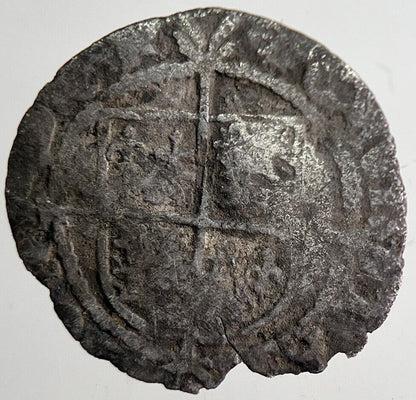 Elizabeth I 1st Half-Groat British Silver Hammered Coin | a8913