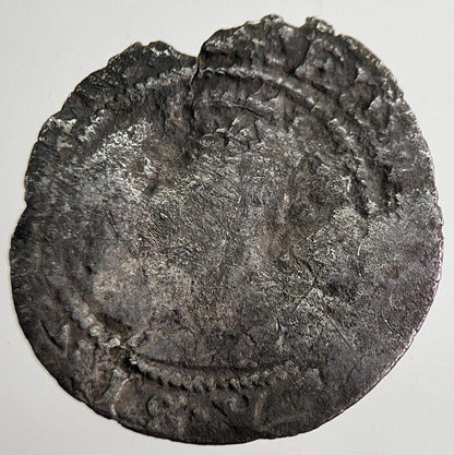 Elizabeth I 1st Half-Groat British Silver Hammered Coin | a8913