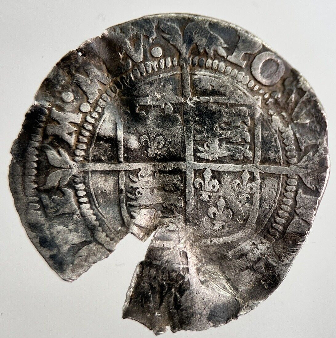 Elizabeth I 1st Groat British Silver Hammered Coin | a8917