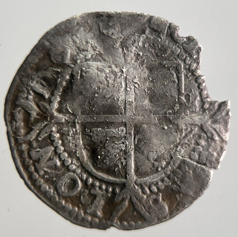 Elizabeth I 1st Half-Groat British Silver Hammered Coin | a4443