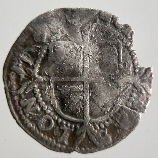 Elizabeth I 1st Half-Groat British Silver Hammered Coin | a4443
