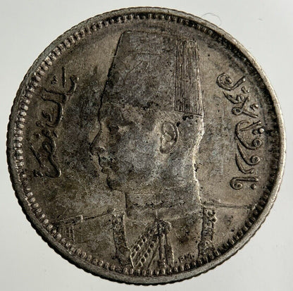 Egypt 2 Piastres Silver Coin | Fine Collectable Grade