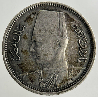 Egypt 2 Piastres Silver Coin | Fine Collectable Grade