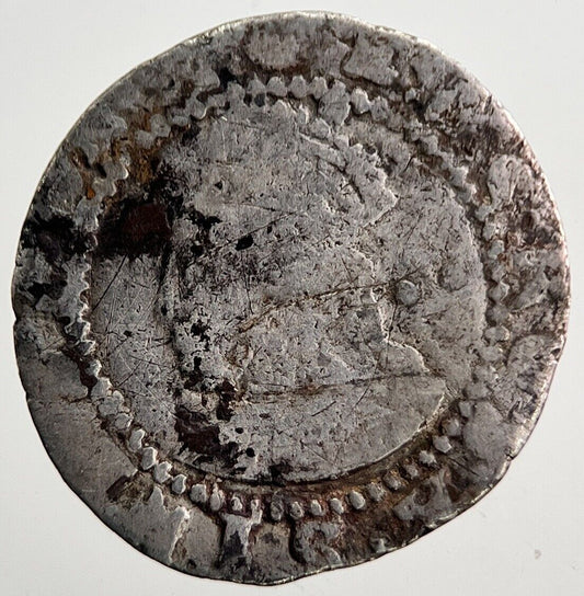 Elizabeth I 1st Half-Groat Silver Hammered Coin | Collectable Grade | a6090