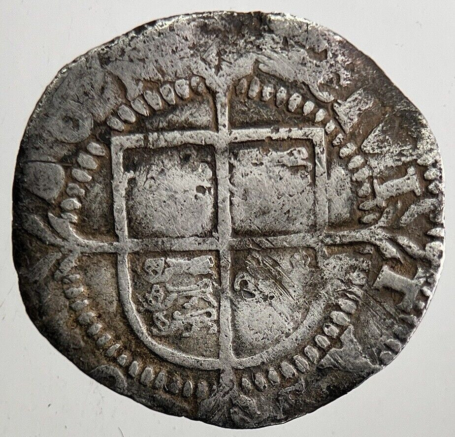 Elizabeth I 1st Half-Groat Silver Hammered Coin | Collectable Grade | a5410
