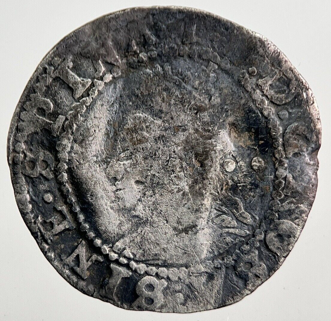 Elizabeth I 1st Half-Groat Silver Hammered Coin | Collectable Grade | a6089