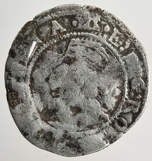 Elizabeth I 1st Half-Groat Hammered Silver Coin | Collectable Grade | a9654