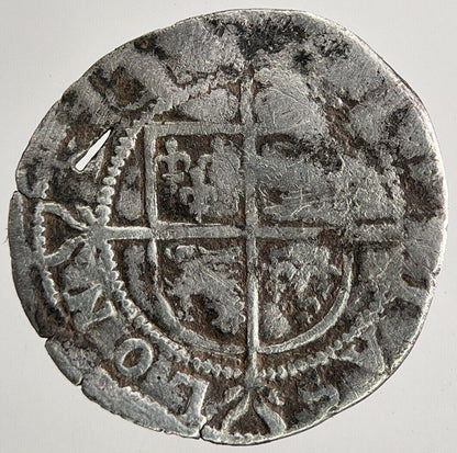 Elizabeth I 1st Half-Groat Hammered Silver Coin | Collectable Grade | a9654