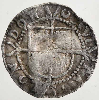 Elizabeth I 1st Half-Groat Hammered Silver Coin | Collectable Grade | a5810