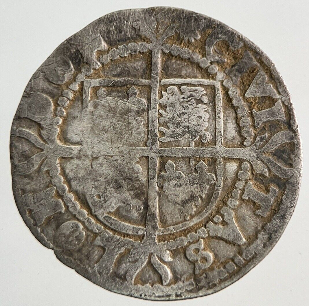 Elizabeth I 1st Hammered Half-Groat Silver Coin | Collectable Grade