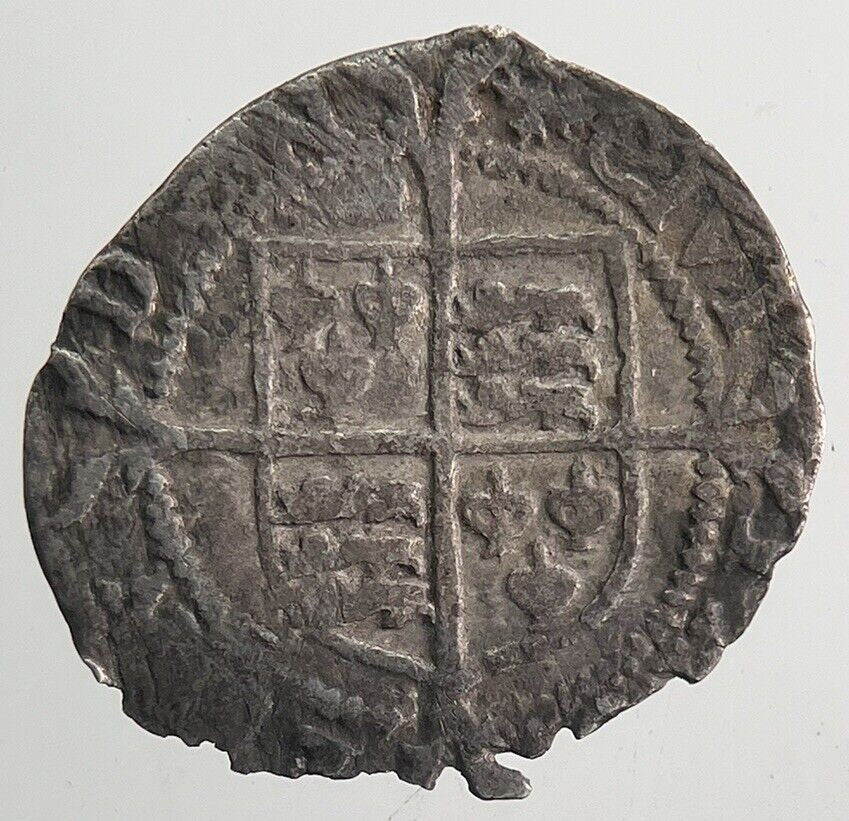 Elizabeth I 1st Penny Hammered Silver Coin | Collectable Grade | a6107