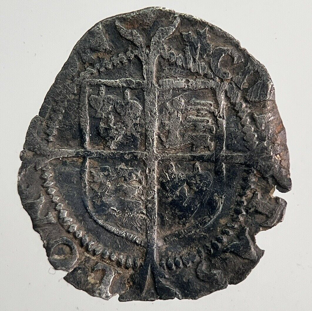 Elizabeth I 1st Penny Hammered Silver Coin | Collectable Grade | a6106