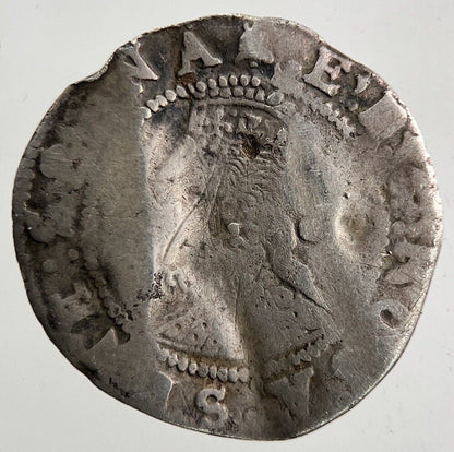 Elizabeth I 1st Hammered Half-Groat Silver Coin | Collectable Grade