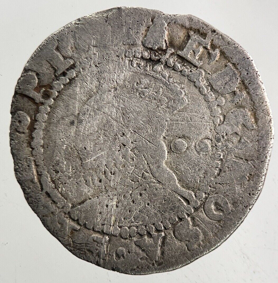 Elizabeth I 1st Hammered Half-Groat Silver Coin | Collectable Grade