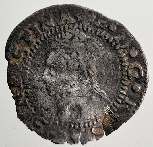 Elizabeth I 1st Penny Silver Hammered Coin | Collectable Grade | a6092