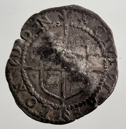 Elizabeth I 1st Penny Silver Hammered Coin | Collectable Grade | a4487