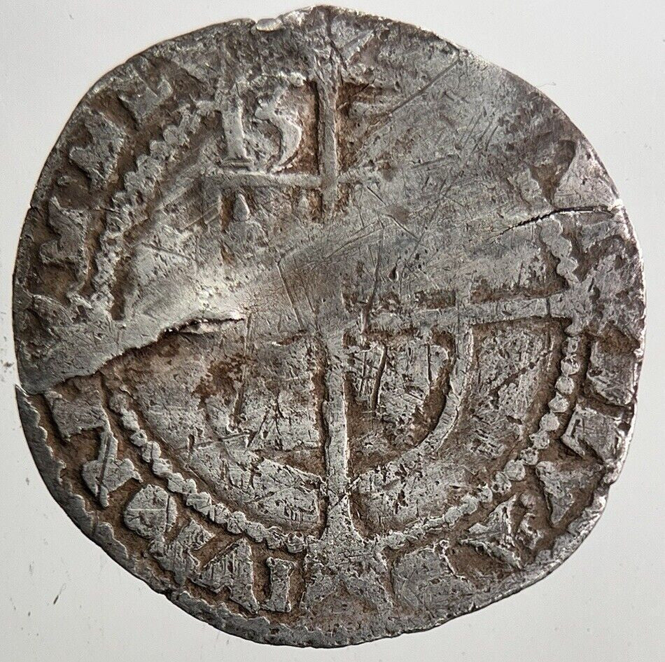 Elizabeth I 1st Threepence Silver Hammered Coin | Collectable Grade | a5408