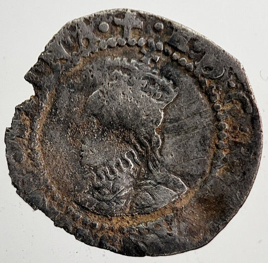 Elizabeth I 1st Penny Silver Hammered Coin | Collectable Grade | a6095