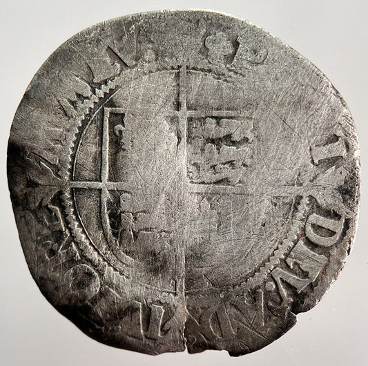 Elizabeth I 1st Silver Groat Hammered Coin | Fair Grade | a1543