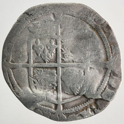 Elizabeth I 1st Sixpence British Silver Hammered Coin | a9957