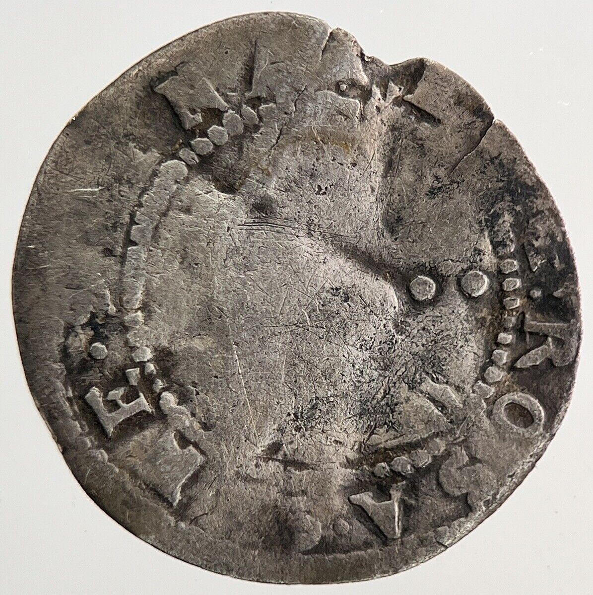 Elizabeth I 1st Silver Half-Groat Hammered Coin | Collectable Grade