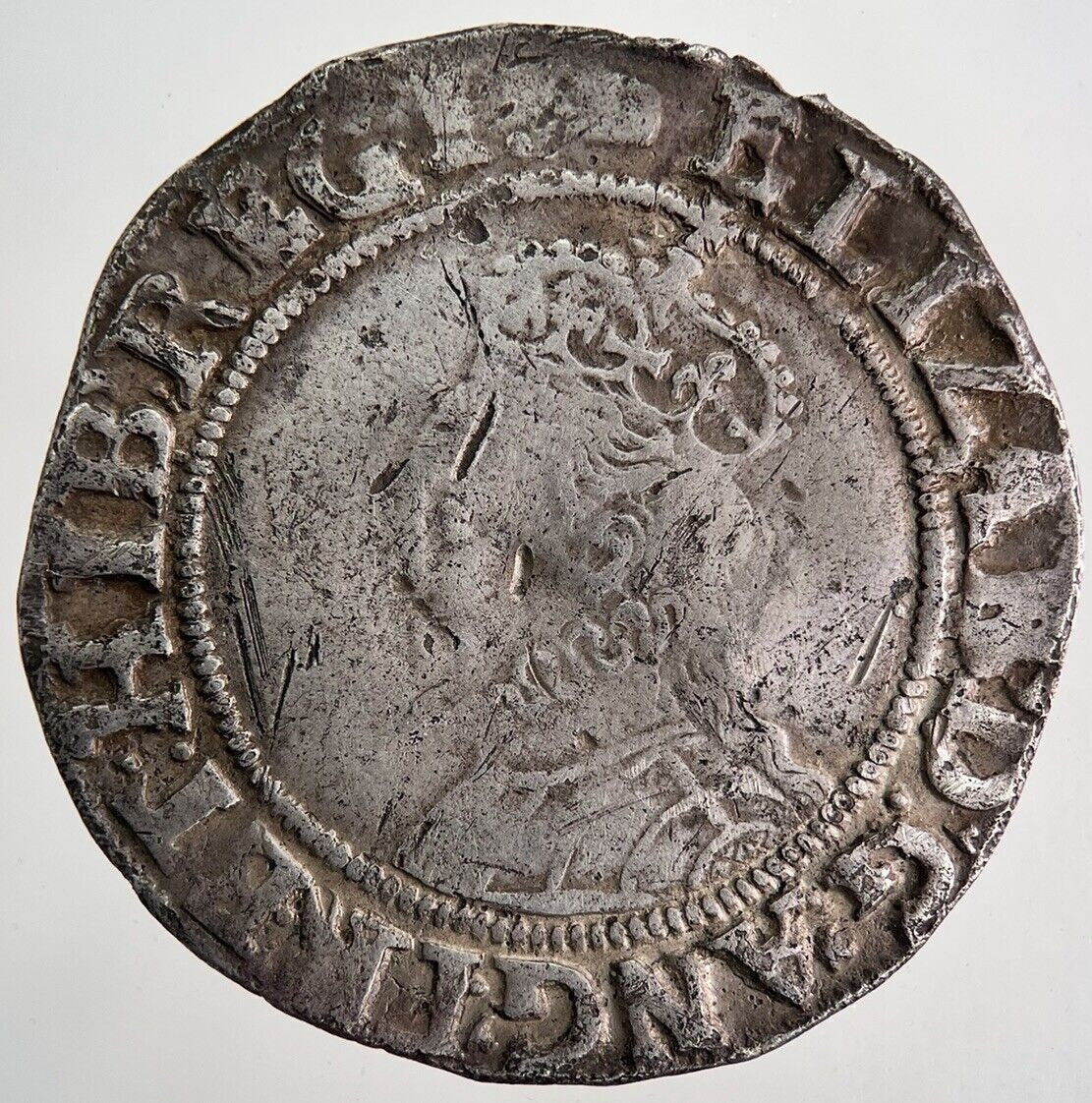 Elizabeth I 1st Shillong Hammered Silver Coin | Collectable Grade | a9932