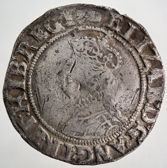 Elizabeth I 1st Shillong Hammered Silver Coin | Collectable Grade | a9932
