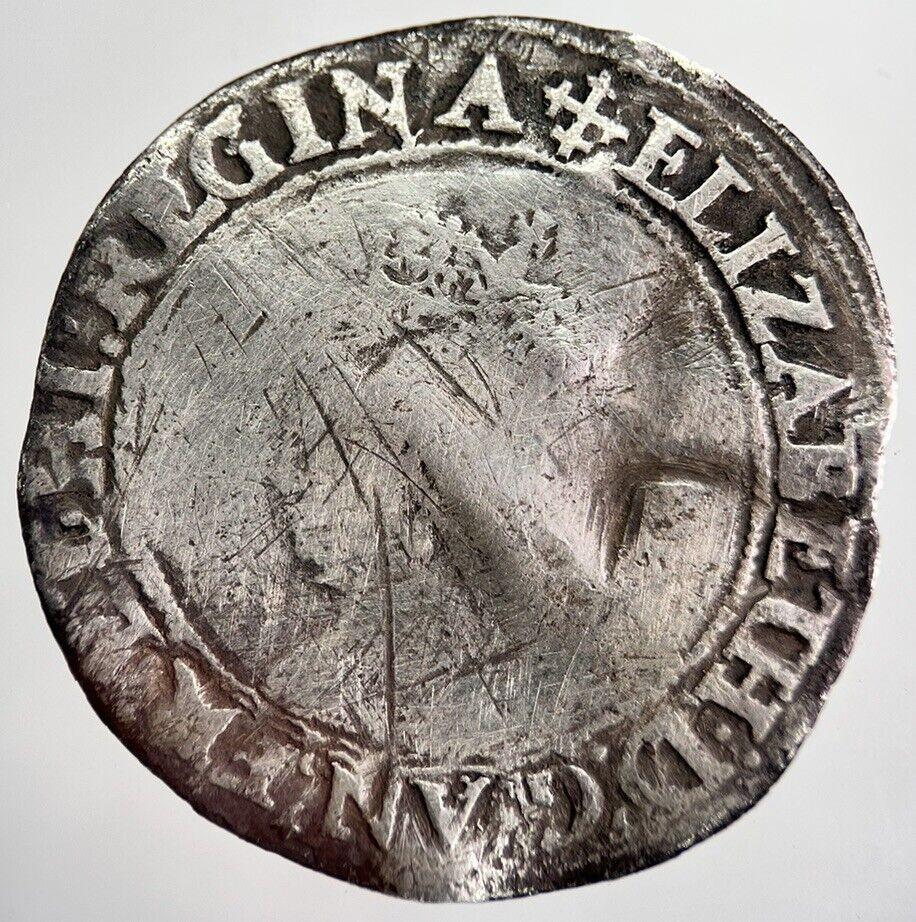Elizabeth I 1st Shilling Hammered Silver Coin | Collectable Grade | a8393