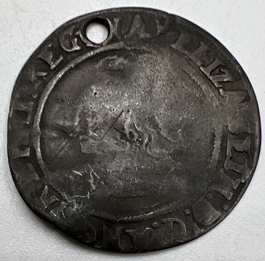 Elizabeth I 1st Sixpence | British Silver Coin | Collectable Grade | a959
