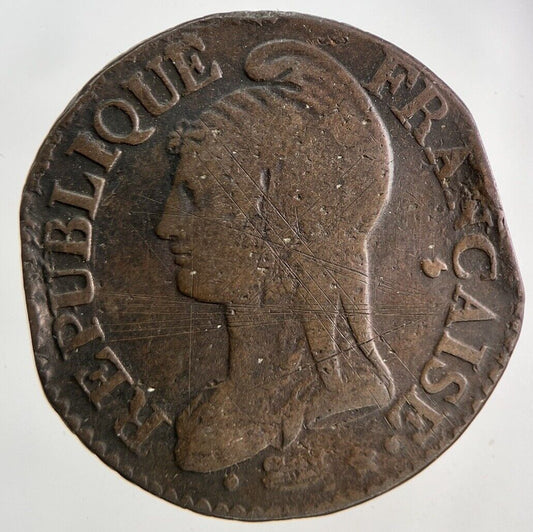 France 5 Cinq Centimes Coin | Fine Collectable Grade