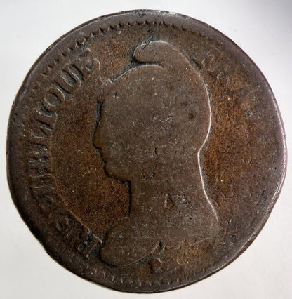 France 5 Centimes Coin | Fair Grade