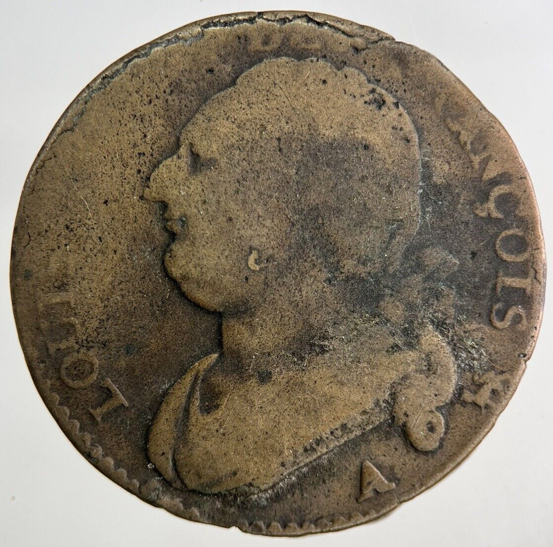 France 1 Sol Coin | Fine Collectable Grade