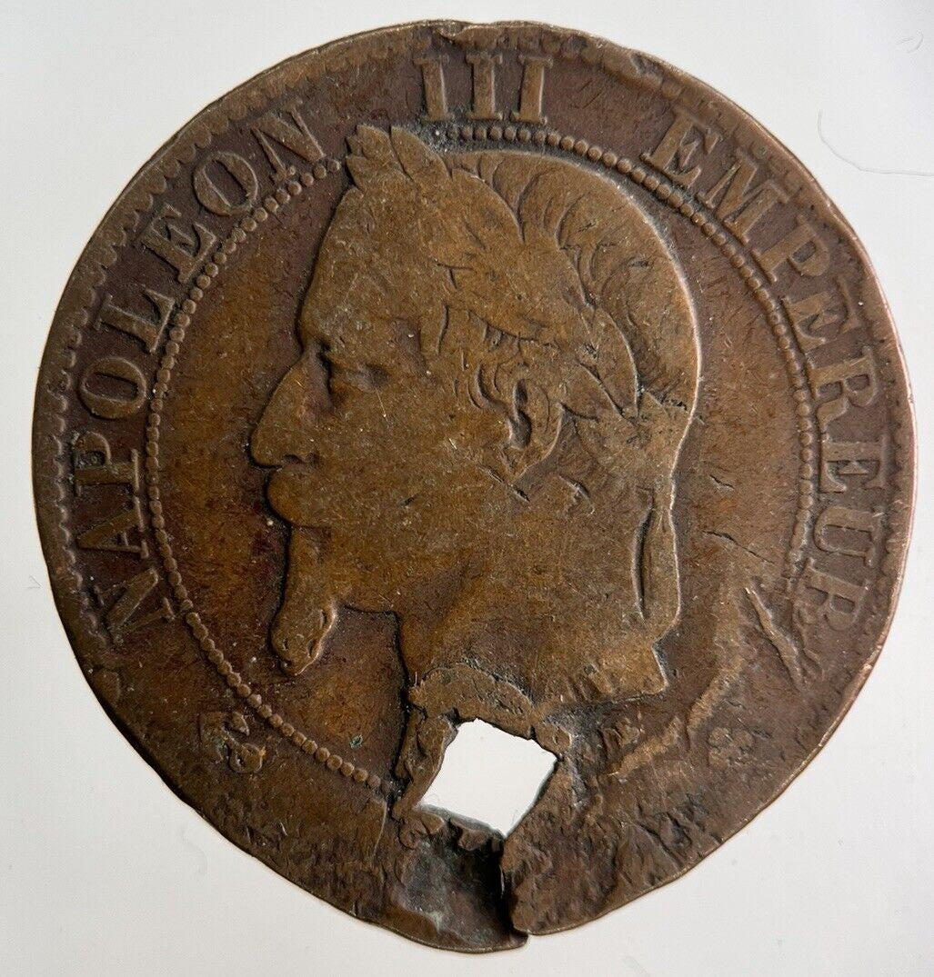 France 5 Centimes Coin | Fair Grade