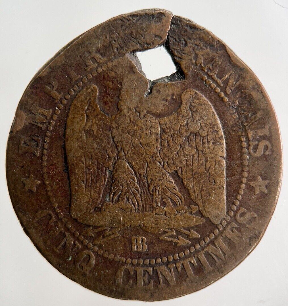 France 5 Centimes Coin | Fair Grade