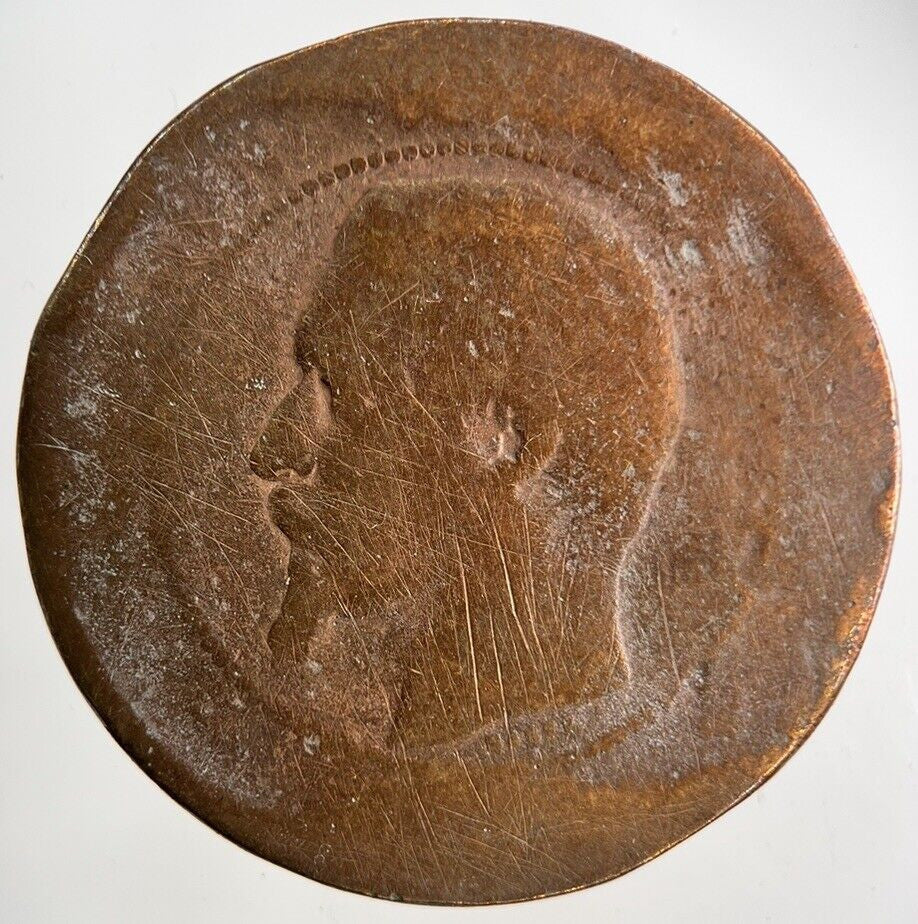 France 10 Centimes Coin | Worn Grade