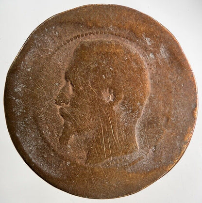 France 10 Centimes Coin | Worn Grade