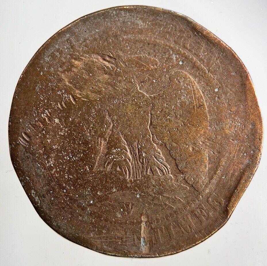 France 10 Centimes Coin | Worn Grade