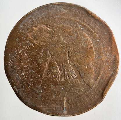 France 10 Centimes Coin | Worn Grade