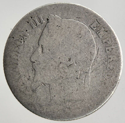 France 50 Centimes Silver Coin | Collectable Grade