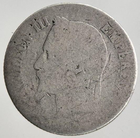 France 50 Centimes Silver Coin | Collectable Grade