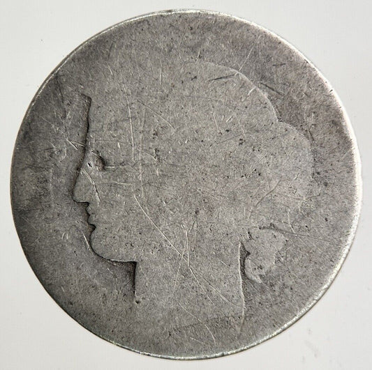 France 50 Centimes Silver Coin | Fair Grade